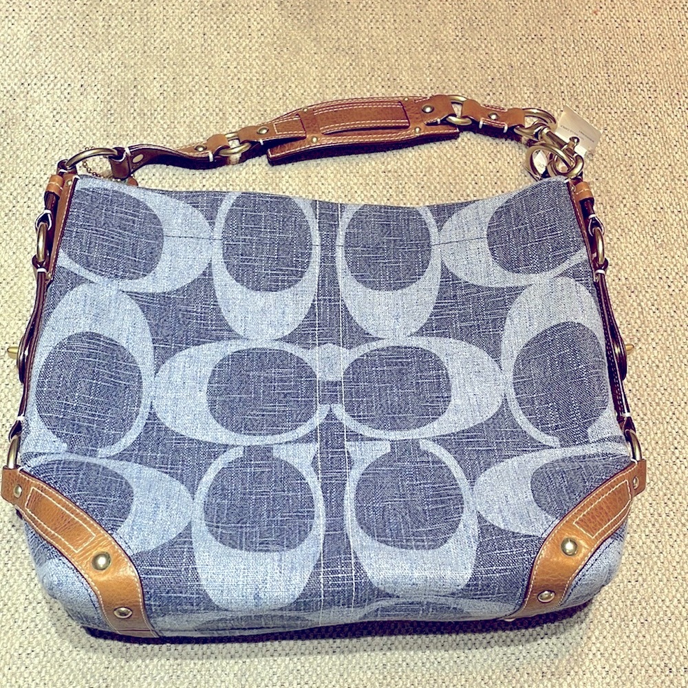 💙NWOT Coach Denim Signature💙
